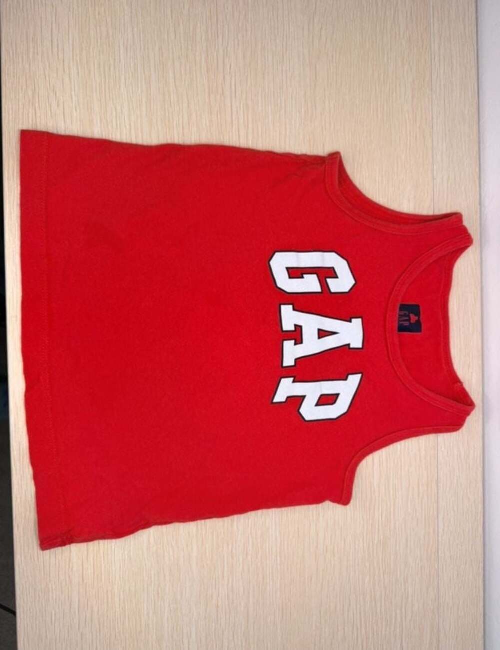 Gap Toddler Red Logo Tank Top Size 3 Years